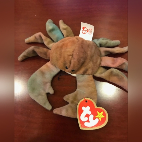 Claude the Crab - TY  Teenie Beanie Baby - Picture 1 of 9